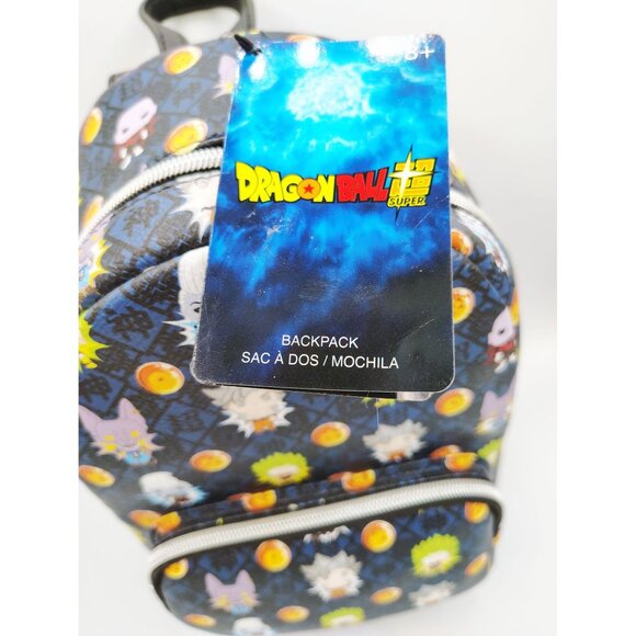Dragon Ball Super Mini Backpack Funko Pop Anime Characters Goku Broly Beerus Tag - Picture 3 of 16